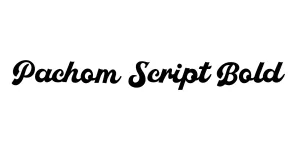Pachom Script Bold Font