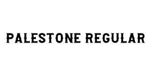 Palestone Regular Font