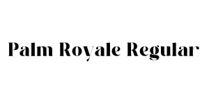 Palm Royale Regular Font