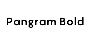 Pangram Bold Font