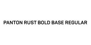 Panton Rust Bold Base Regular Font