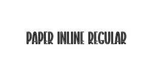 Paper Inline Regular Font