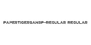 PaperTigerSansP-Regular Regular Font