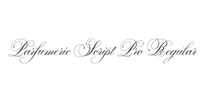Parfumerie Script Pro Regular Font