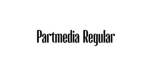 Partmedia Regular Font