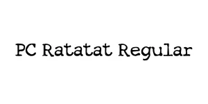 PC Ratatat Regular Font