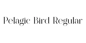 Pelagic Bird Regular Font