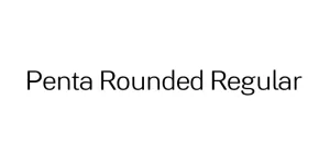 Penta Rounded Regular Font
