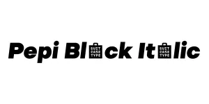 Pepi Black Italic Font