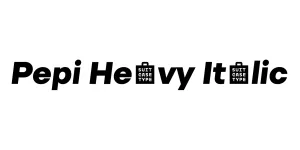 Pepi Heavy Italic Font