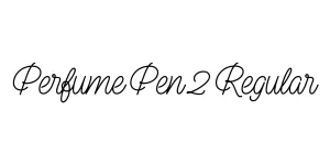 Perfume Pen 2 Regular Font