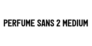 Perfume Sans 2 Medium Font
