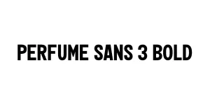 Perfume Sans 3 Bold Font