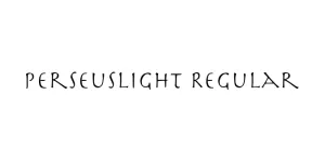 PerseusLight Regular Font