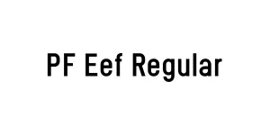 PF Eef Regular Font