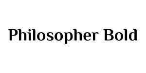 Philosopher Bold Font