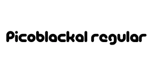 PicoBlackAl Regular Font
