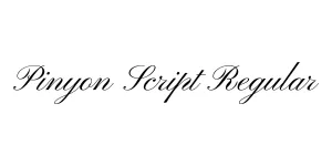 Pinyon Script Regular Font