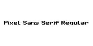 Pixel Sans Serif Regular Font