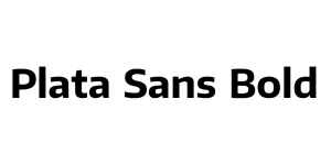 Plata Sans Bold Font