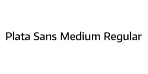 Plata Sans Medium Regular Font