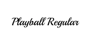 Playball Regular Font