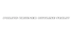 Police Cruiser Outline Italic Font