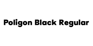 Poligon Black Regular Font
