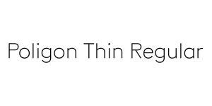 Poligon Thin Regular Font