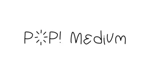 POP! Medium Font