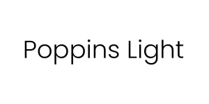 Poppins Light Font