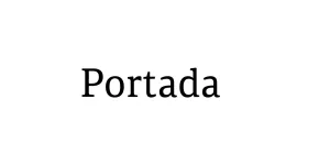 Portada ☞ Font