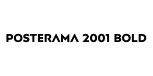 Posterama 2001 Bold Font