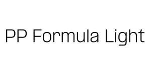 PP Formula Light Font