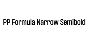 PP Formula Narrow Semibold Font
