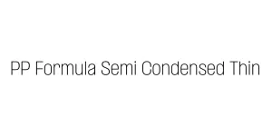 PP Formula Semi Condensed Thin Font