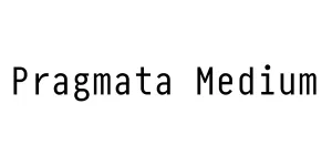 Pragmata Medium Font