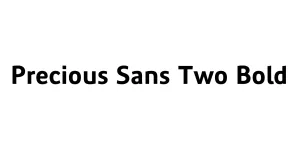 Precious Sans Two Bold Font
