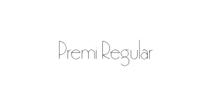 Premi Regular Font