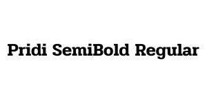 Pridi SemiBold Regular Font