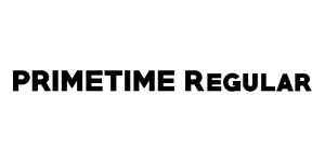 PRIMETIME Regular Font