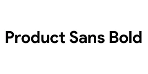 Product Sans Bold Font