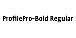 ProfilePro-Bold Regular Font