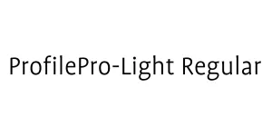 ProfilePro-Light Regular Font