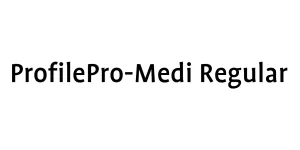 ProfilePro-Medi Regular Font