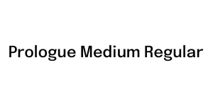 Prologue Medium Regular Font
