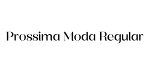Prossima Moda Regular Font