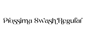Prossima Swash Regular Font
