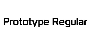 Prototype Regular Font