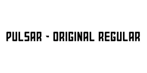 Pulsar - Original Regular Font
